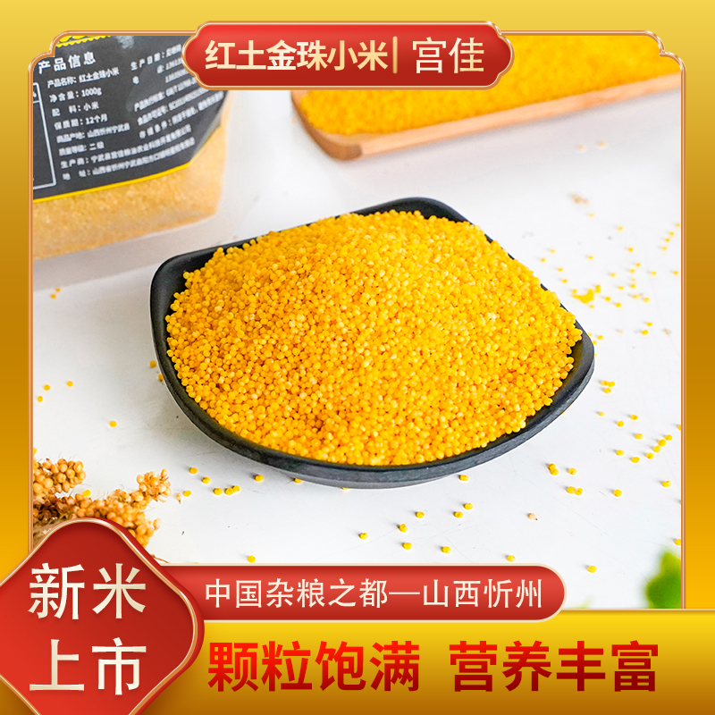 2025年新米山西小米精选小米五谷杂粮当季小米农家自产小米小米粥1000g*1