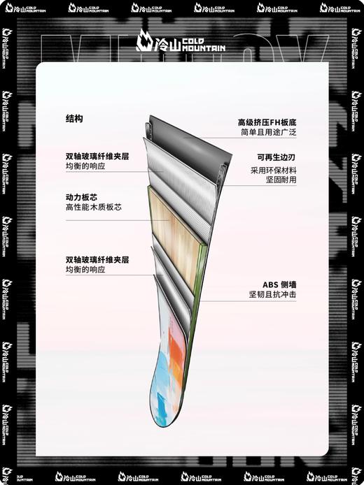 冷山雪具NITRO滑雪板单板LECTRA滑雪雪板套装新手入门女款2526 商品图2