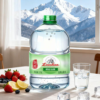 崂山山泉水饮用水 水源地灌装泡茶用水 家用大桶水3.78L*4桶 热门商品 /水饮冲调 /饮用水 /饮用天然水 商品图3