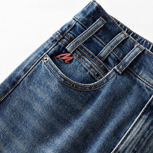 「自」全新升级【铂金会员174/天猫229/差价55】(01504)洛诗琳气质百搭烟管裤牛仔裤2025年秋季高腰显瘦九分萝卜裤 商品图4