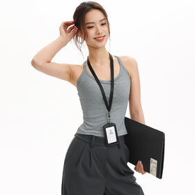 跃牌【周游世界】秋冬新款固定杯少女感内搭吊带打底运动内衣训练健身背心BR1666