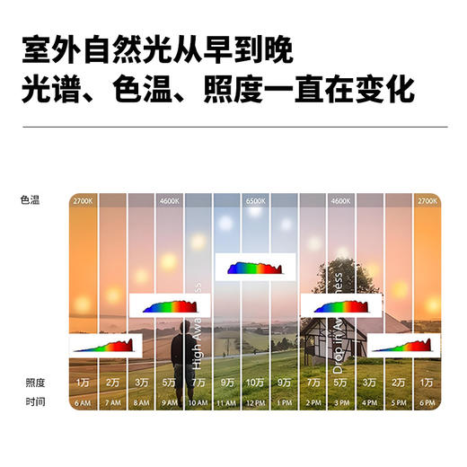 憩尔目-红养系列 压轴稀土光大路灯L1（户外级4000Lux版）憩尔目户外级大路灯 学生专用 商品图5