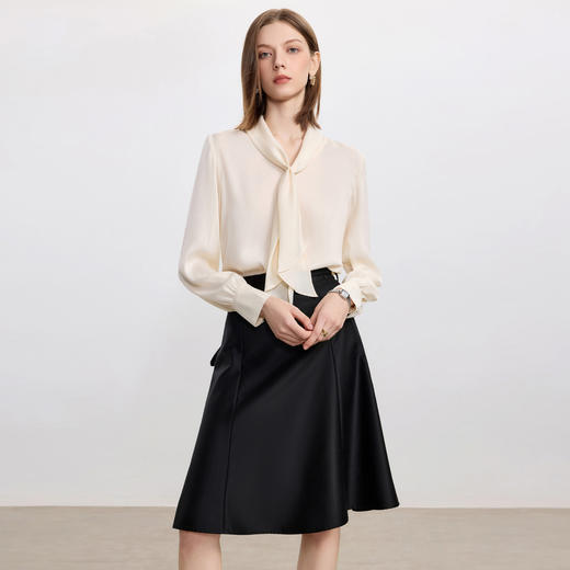 IWY/法式温柔衬衫套裙女气质时尚套裙美容院接待职业装工作服B567+S2346 商品图2