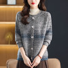 CC慵懒毛衣外套女士2025秋冬新款高级感洋气重工亮片针织开衫上衣潮 商品缩略图1