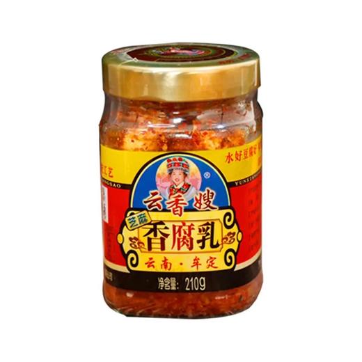 【超市】云香嫂芝麻香干腐乳210g 商品图0