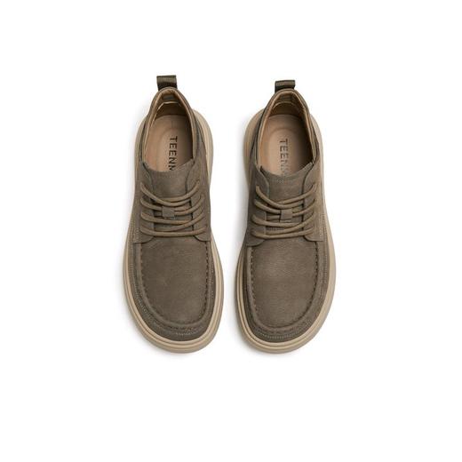 【云粉节】BF楼天美意2025冬新款厚底英伦皮鞋百搭男工装鞋3XF01DD5吊牌价1099活动价599 商品图2