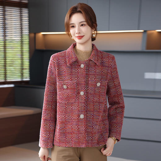 FW 6021外套洋气小香风上衣开衫 商品图1