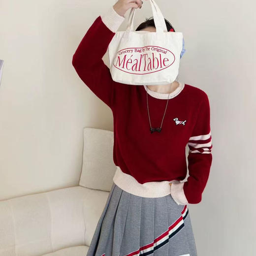 2025秋装新款圆领条纹开衫高品质上衣毛衣针织韩版女装！ 商品图2