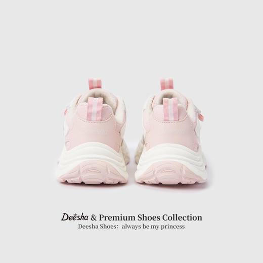 笛莎Deesha 女童童鞋2025冬季新款加绒低帮运动鞋 商品图4