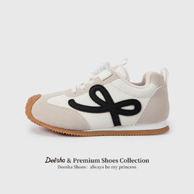 笛莎Deesha 女童童鞋2025冬季新款加绒保暖低帮运动鞋