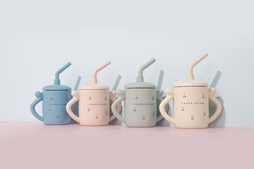 换购 Cherry Park 铂金硅胶婴童安全餐具欧盟标准吭咬安全遇热遇酸无析出婴童硅胶叉勺/围兜套 /学饮杯/辅食碗 商品图2