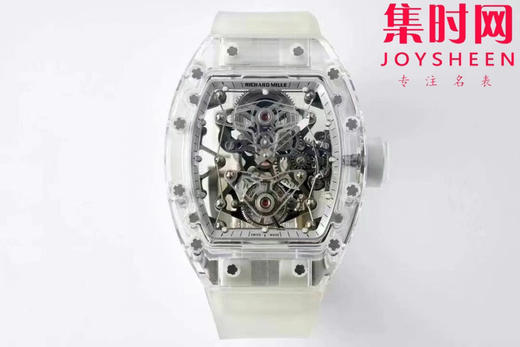 墙裂推荐 V4升级版 新力作 EUR理查德米勒RM056-雪琉璃！RM56透明壳 男士腕表 劲爆的真陀飞轮腕表！震撼来袭！ 商品图0