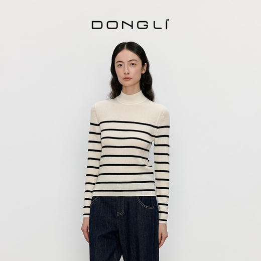 东黎 •  我不被驯化 山羊绒女士秋季半高领打道套衫 5359 商品图1