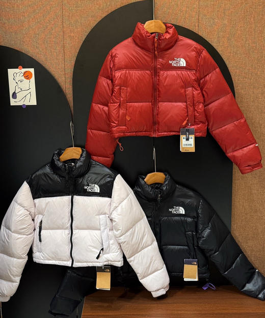 原价299福利价北面Nuptse三格短款羽绒服092303 商品图5