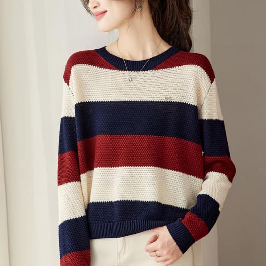 CC 27-25157时尚撞色打底衫气质毛衣 商品图2