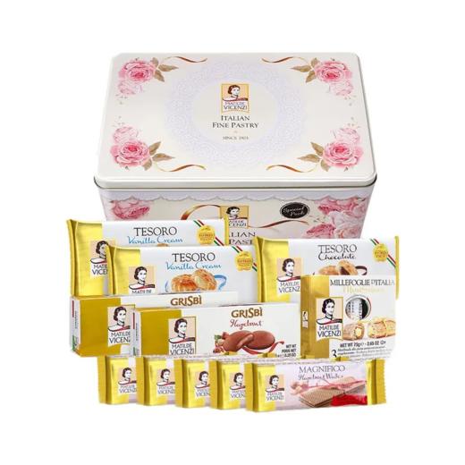 【超市】维西尼漫享芳华饼干礼盒875g 商品图0