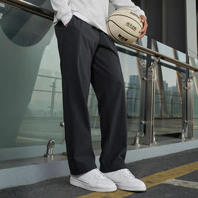 有志者UZIS 针织运动长裤男秋冬休闲宽松美式华夫格直筒卫裤[逐风