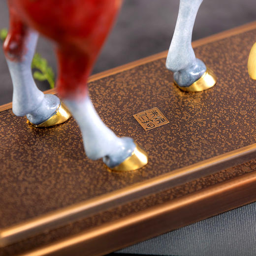 朱炳仁铜 决胜千里 铜马摆件马到成功非遗铜雕决胜千里铜马 商品图3