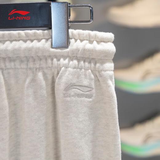 李宁卫裤女2025秋季新款运动直筒宽松运动长裤休闲裤女AKLVC12 商品图2