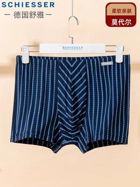 【莫代尔经典条纹】舒雅男士中腰平角裤95%莫代尔 5%氨纶 180克  39/25518T