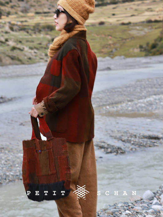 PETIT SCHAN小闪 CLO#916 Love in a Puff‌ 志明与春娇 纯羊毛擀毡工艺手工染色西装外套 商品图4