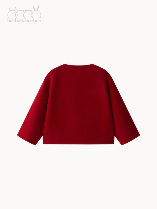 红色毛呢外套 商品图1