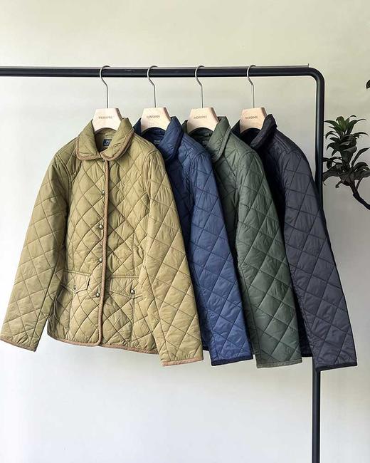 单品包邮现货 THS-无 RL马球家 经典款绗缝猎装棉服 修身叠搭外套 4色 BW399 商品图5