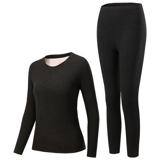 【山羊绒蚕丝套330克】爱帝秋冬加厚蓄热保暖内衣套装 商品图11