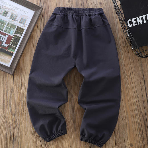 秋款软壳加厚锦纶速干运动裤 尺码110-170 商品图5