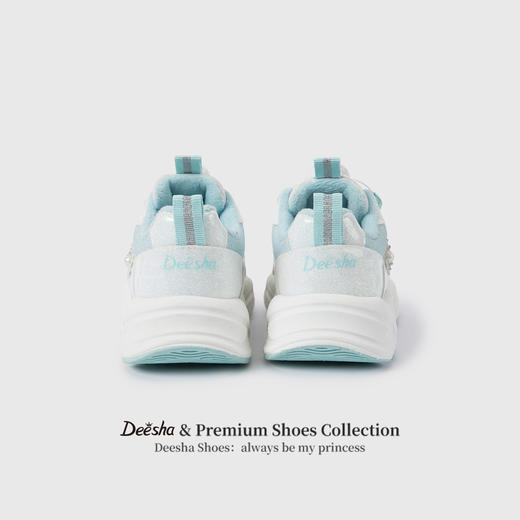 笛莎Deesha 女童童鞋2025冬季新款加绒低帮运动鞋 商品图4