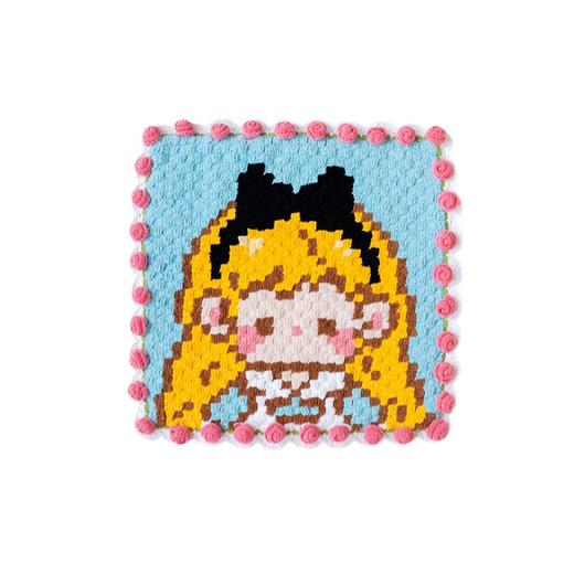 苏苏姐家童话抱枕手工编织DIY钩针材料包毛线团打发时间送礼物 商品图4