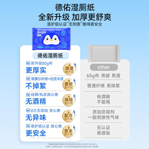 DY德佑湿厕纸便携装小包10抽*20包 商品图3