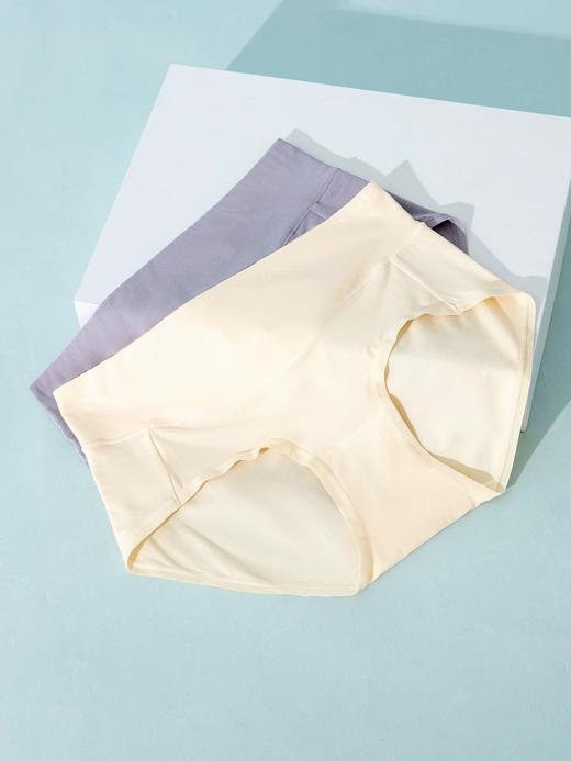 【莫代尔蚕丝底裆中腰】SCHIESSER德国舒雅女士莫代尔中腰蚕丝底裆平角裤(1条装)20/20761T 商品图1