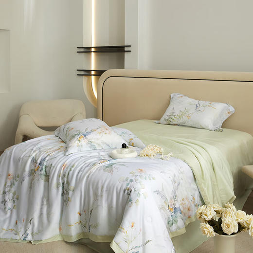 PLOVER啄木鸟(PLOVER)夏凉被-天丝夏被 烟花间 200cm*230cm 商品图4