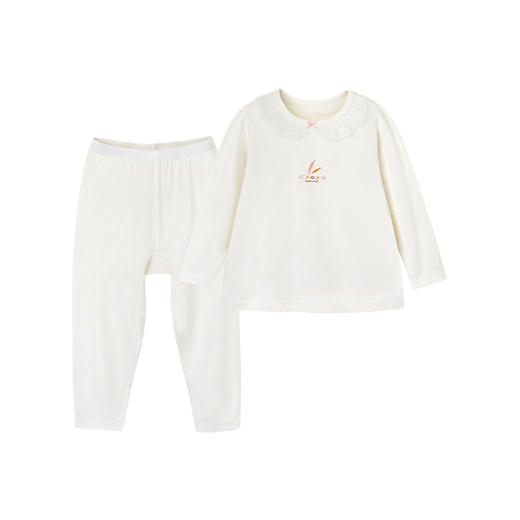 英氏婴儿内衣莫代尔长袖套衣拆裤家居服YLNKJ00014A YLNKJ00016A 商品图1