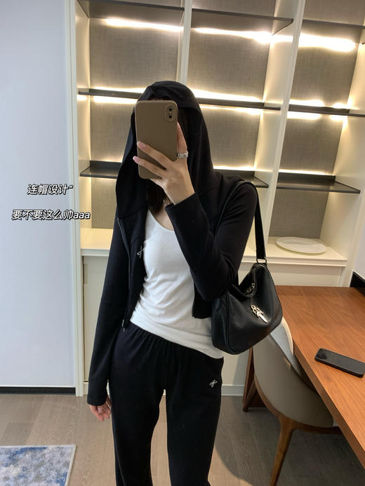 SMF* Rove潮品莫代尔棉拉链外套➕直筒裤子套装 商品图4