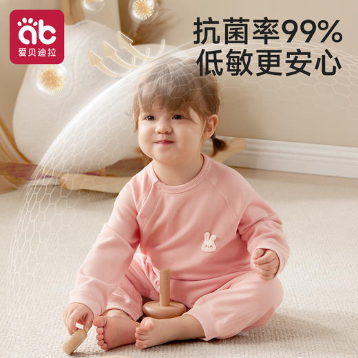 【清仓】婴儿衣服秋冬新款0一6月新生儿宝宝哈衣爬服连体衣小月龄睡衣 商品图3