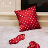 红运当头』桑罗爱心印花真丝多用途抱枕100%桑蚕丝可拆洗送礼首选 商品缩略图4