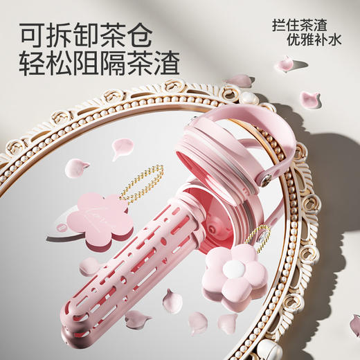 750ml莫奈花园便携保温杯-纪念日百货门店同款165800591 商品图4