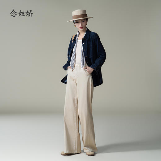 【商场同款】CNT5926 “ 老钱牛仔裤 ” 时髦老钱风，高级又百搭 只显裤型不显腿型  高弹牛仔面料，久坐不紧绷 商品图1