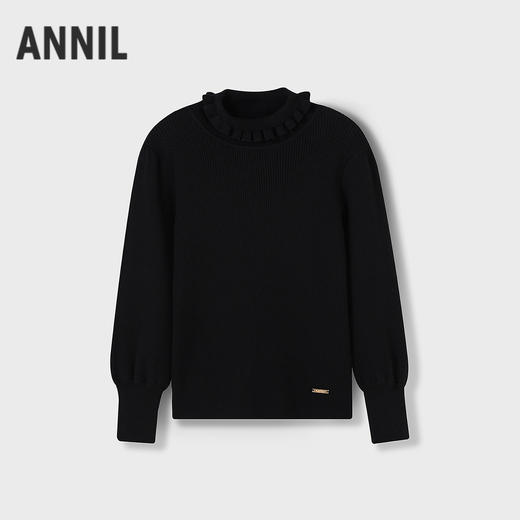 【实体店同款】女童高领长袖针织衫冬季新款安奈儿童装AG544049 商品图1