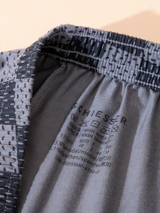 【棋盘格经典阿罗裤】SCHIESSER德国舒雅男士阿罗裤莫代尔格子印花家居短裤宽松裤衩39/26138X 商品图3