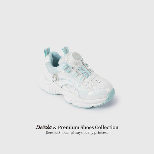 笛莎Deesha 女童童鞋2025冬季新款加绒低帮运动鞋 商品图1