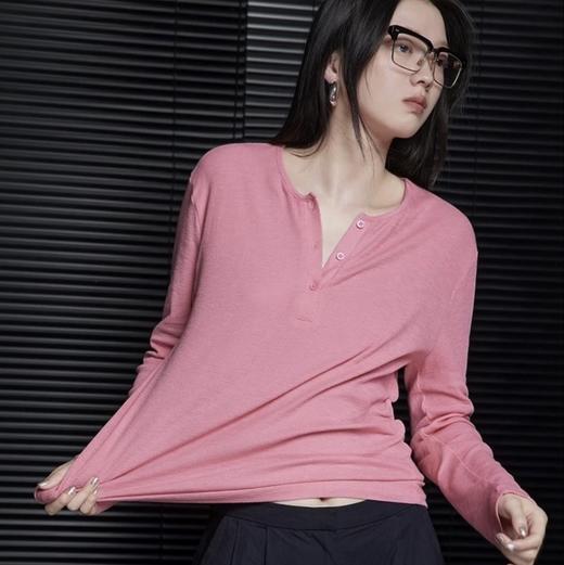 isabelle marran优可丝树莓粉气质针织衫｜早秋氛围感王炸，温柔显白，软糯如云（3-5天发货） 商品图1