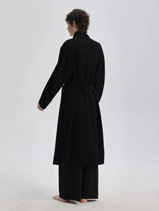 THEHOYAN｜TH2507 NILI黑色风衣 商品图4