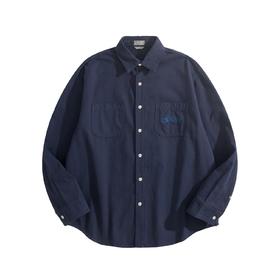 男款联名棉质刺绣长袖衬衫外套010