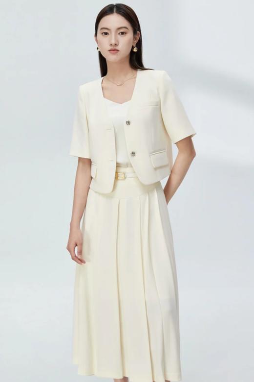 SENTUBILA尚都比拉 高端精致优雅小香风外套半裙套装 21180 商品图5