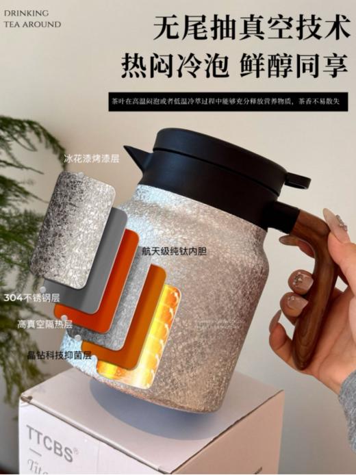 💖【SOOKIE®钛金保温壶】：𝙉𝙚𝙬 𝙥𝙧𝙤𝙙𝙪𝙘𝙩 😍新品发布 ✅一个好钛壶你可以用十年几十年一辈子，而且什么都能装‼️‼️‼️ 牛奶，啤酒，茶，饮料，咖啡 商品图3