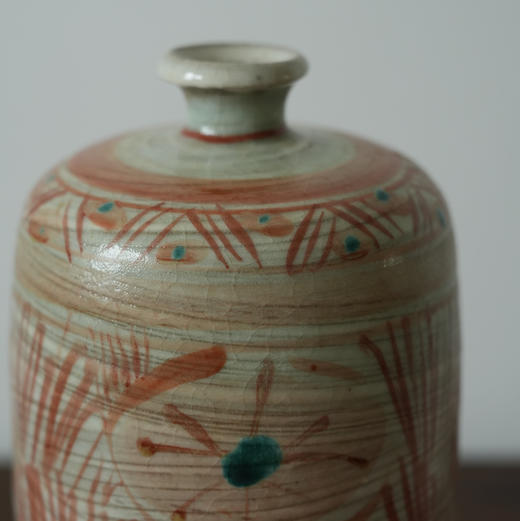 日本作家器皿手绘花瓶 商品图1