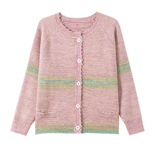 CC慵懒毛衣外套女士2025秋冬新款高级感洋气重工亮片针织开衫上衣潮 商品图4